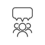 Text bubble conversation icon