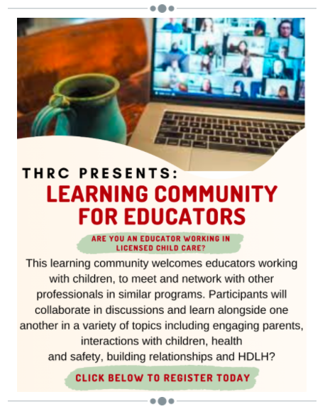 THRC Learning Community for Educators Flyer - Part 1