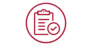 clipboard with checkmark icon, representing Quality First