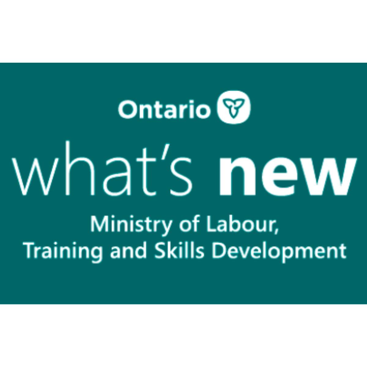 What's New - Ministry of Labour Banner