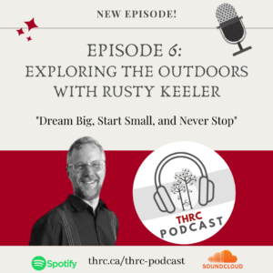 Banner: THRC'S Podcast: Episode 6 with Rusty Keeler