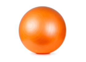 Orange Yoga Ball